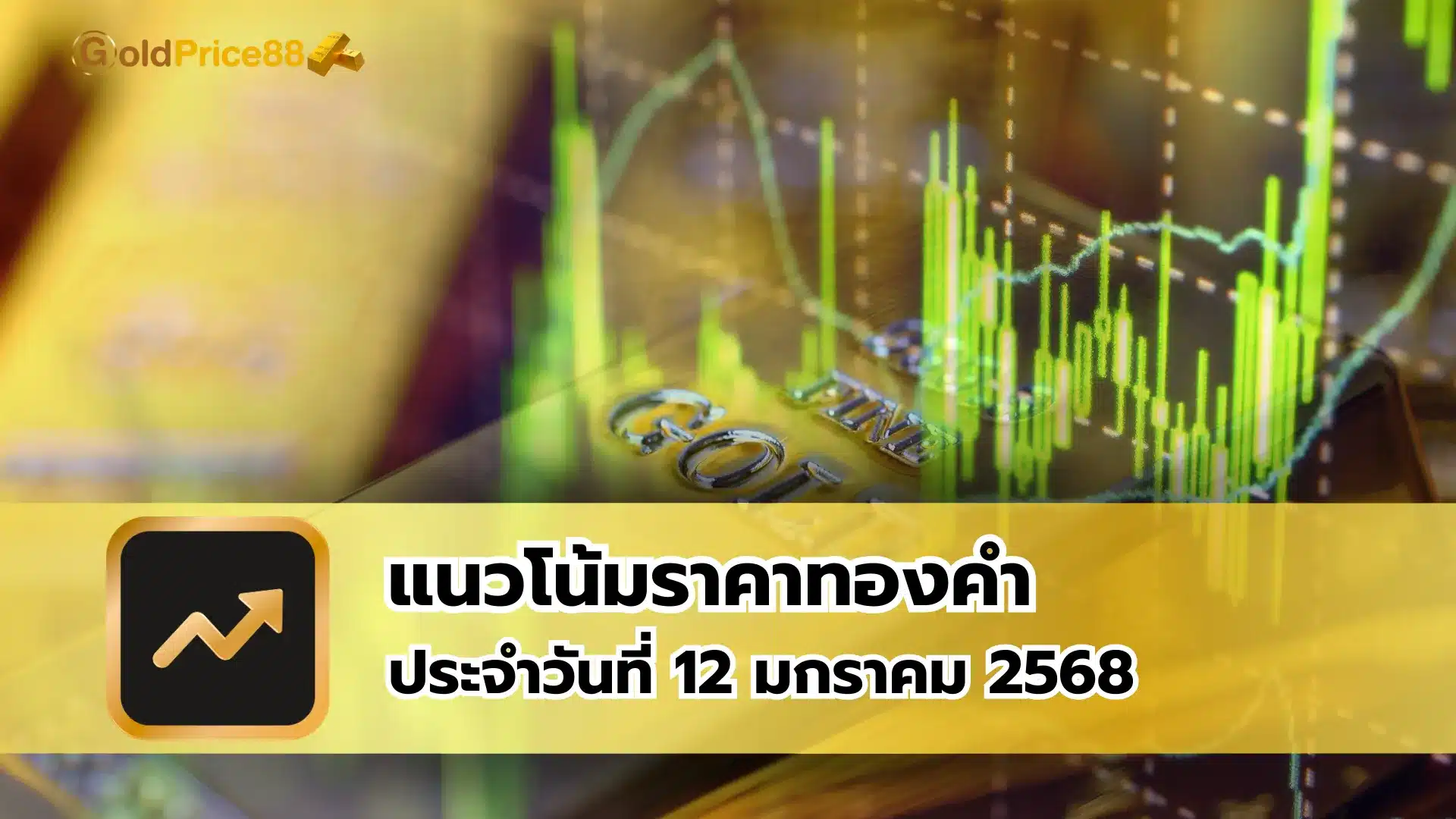 แนวโน้มราคาทองคำ ประจำวันที่ 12 มกราคม 2568